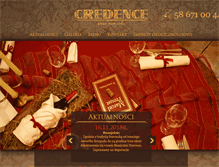 Tablet Screenshot of credence.pl